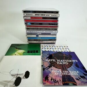 Lot 14 Empty CD Jewel Cases w Inserts 90s Rock Alt Pop Grunge Replacement